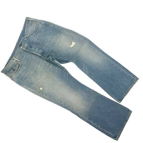 Polo Ralph Lauren Jeans 40Wx30L Rockland 320 Flap Pockets Button Fly Distressed - Picture 1 of 11